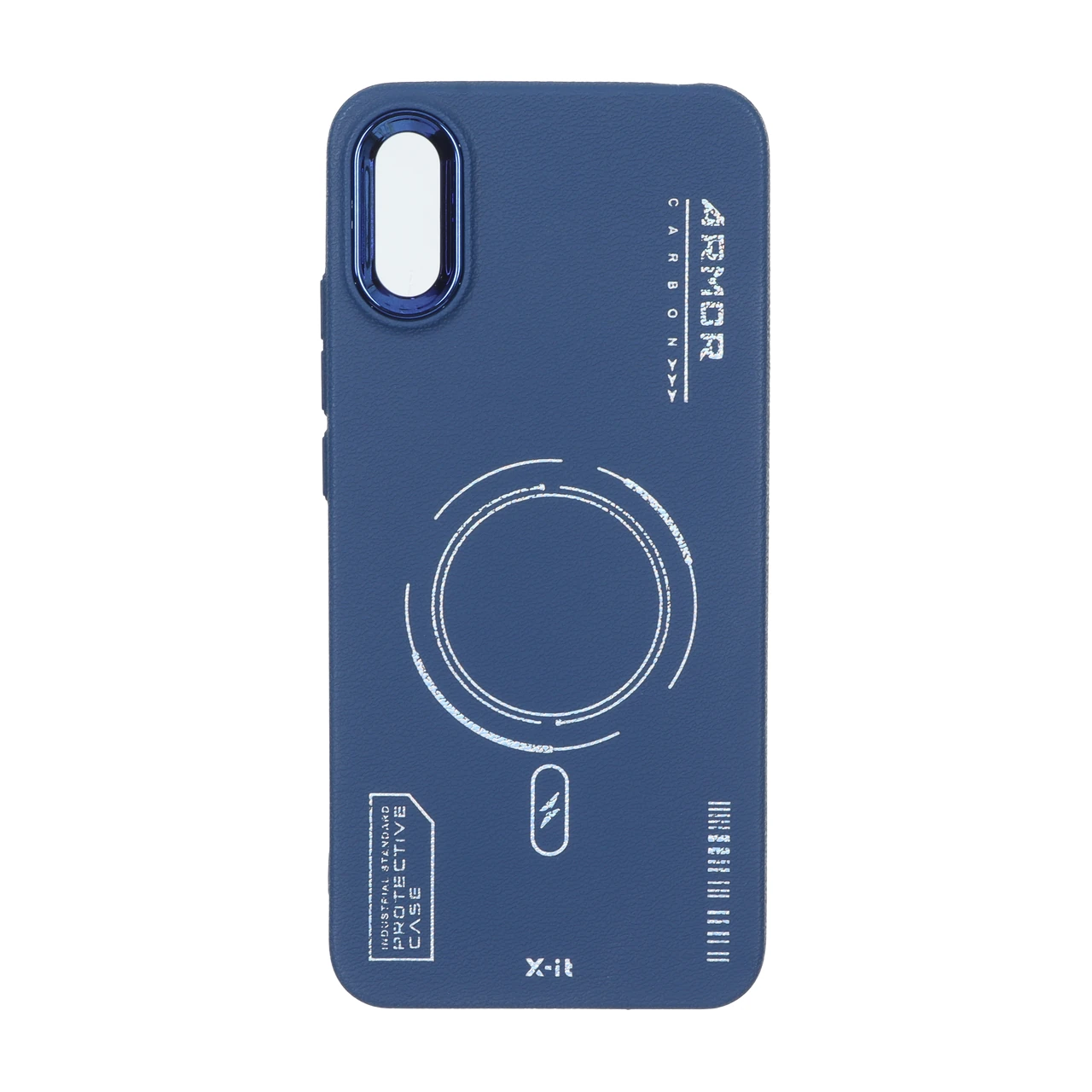 قاب Armor لنز متال Texture طرح مگ سیف مناسب برای Xiaomi Redmi 9A / Redmi 9A Sport / Redmi 9AT