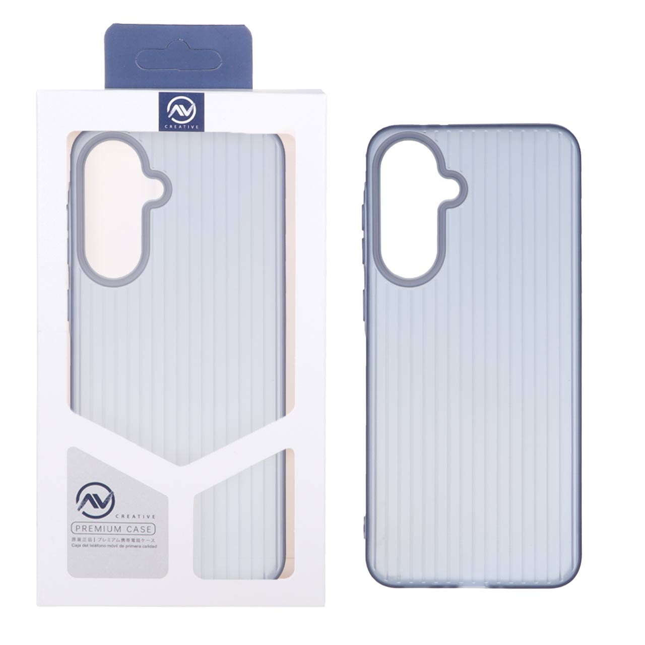 قاب Line Case ژله ای سرمه ای مناسب برای سامسونگ گلکسی A56 / A36