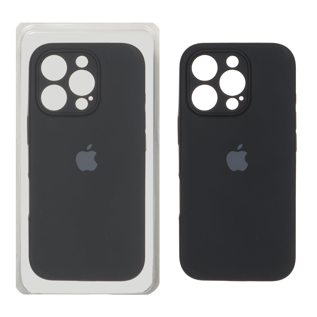 قاب سیلیکونی پاک کنی اورجینال ++A مدل Apple iPhone 16 Pro - مشکی (پک دار)