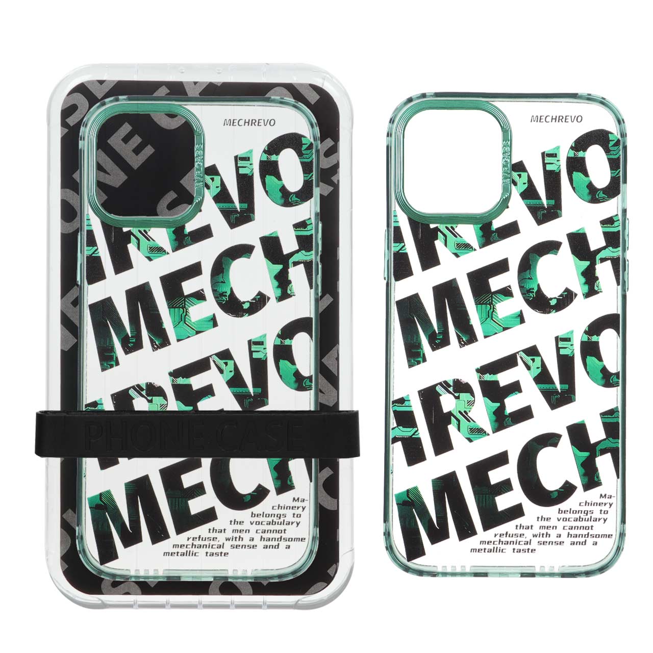قاب طرح MECHREVO با بند مناسب برای آیفون 12 پرو مکس