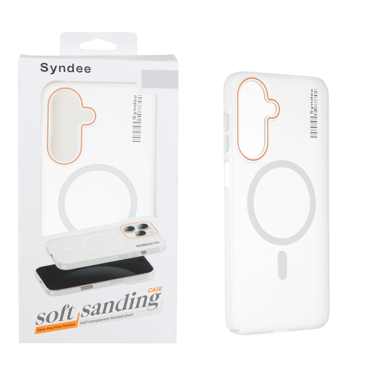 قاب طرح Syndee پشت مات MagSafe مناسب برای سامسونگ گلکسی A17 / A26