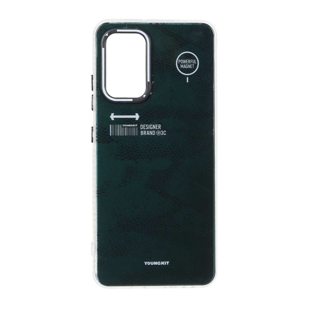قاب طرح بارکد پوست ماری دور مات Youngkit مناسب برای سامسونگ گلکسی A32 4G
