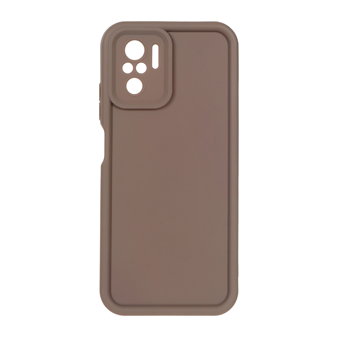 قاب Solid Case قهوه‌ای مناسب برای شیائومی ردمی نوت 10 4G، ردمی نوت 10S و پوکو M5S