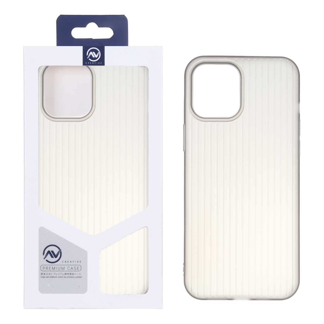 قاب Line Case ژله ای خاکستری مناسب برای آیفون 12 پرو مکس