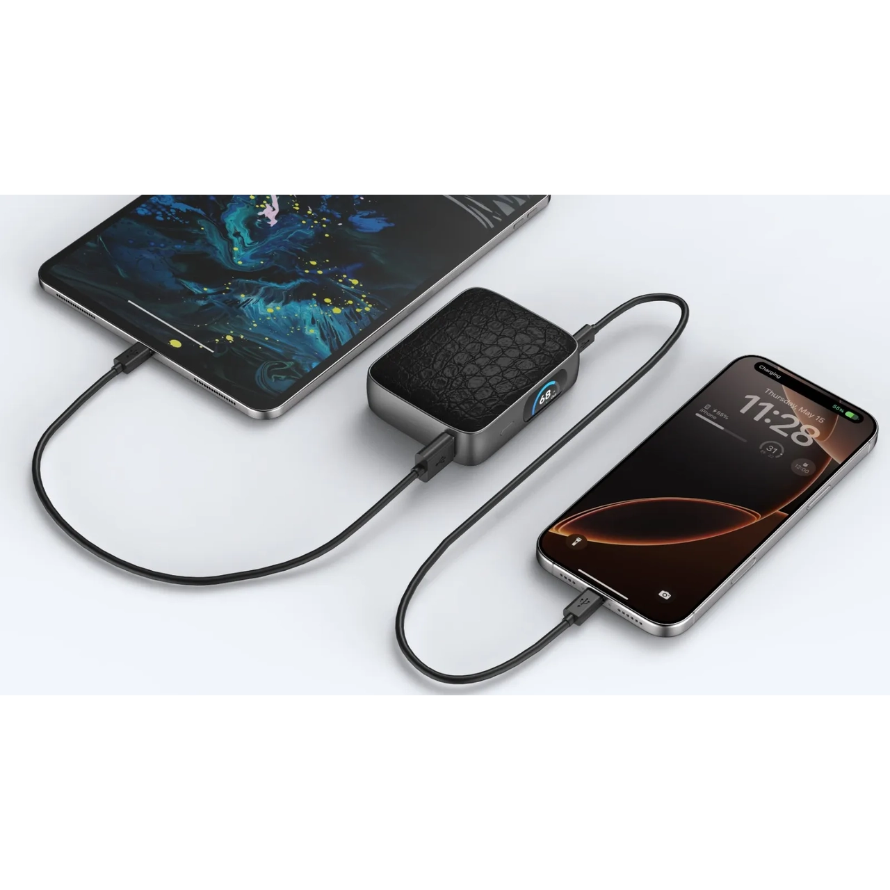 پاوربانک فست شارژ 45 وات Green Lion مدل GNVLM10KPBBK ظرفیت 10000mAh - مشکی