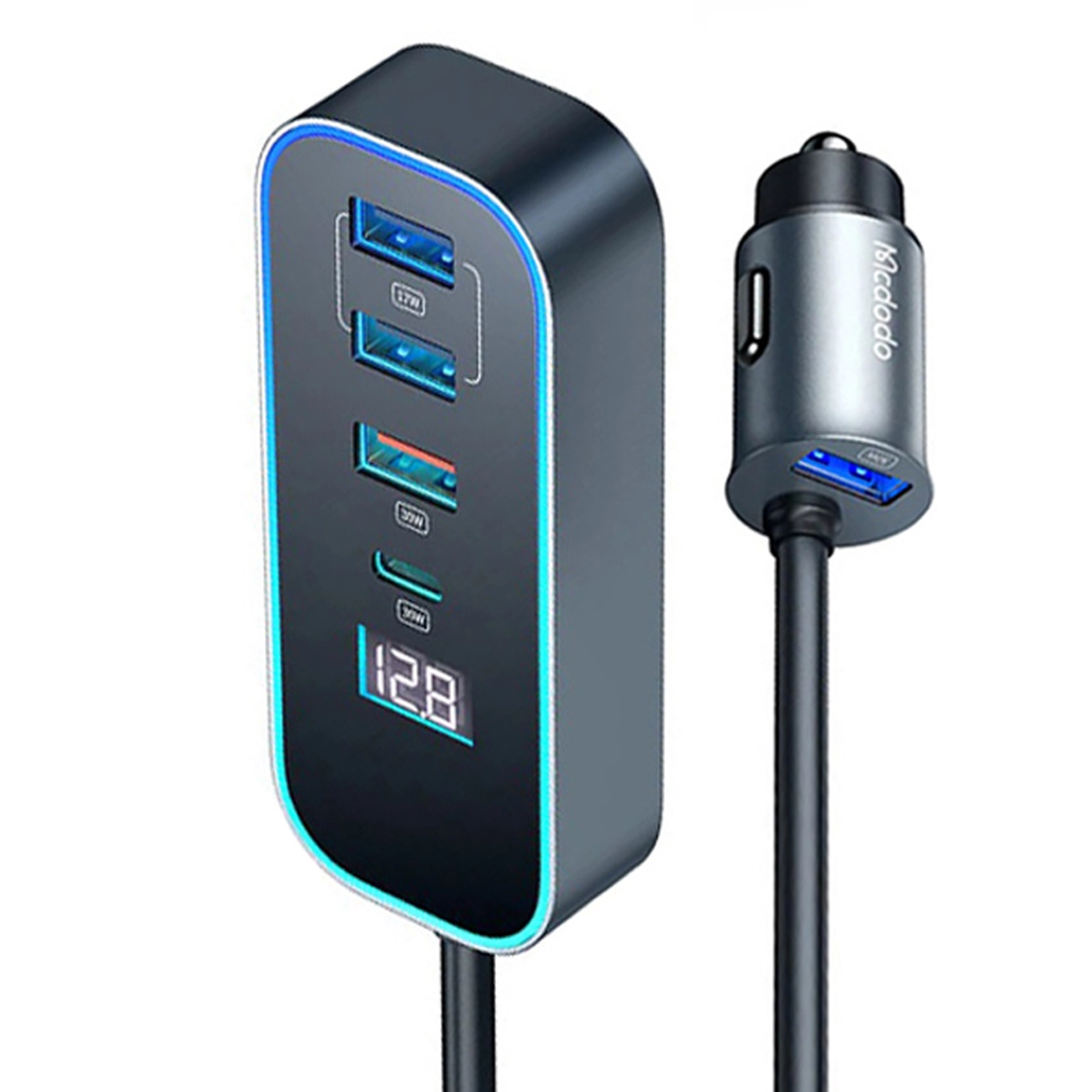 شارژر فندکی فست شارژ مک دودو مدل CC-190 با توان 107 وات و 5 پورت
