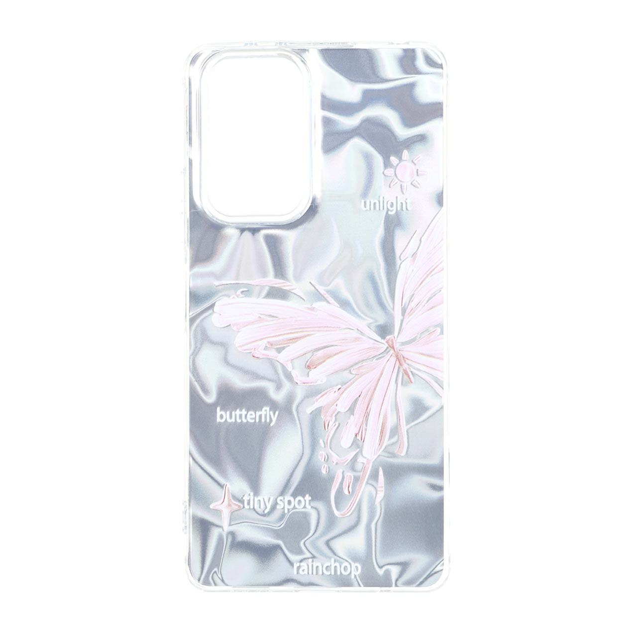 قاب طرح Silver Cloud پروانه ای دور ژله ای مناسب برای شیائومی ردمی نوت 10 پرو 4G و ردمی نوت 10 پرو مکس