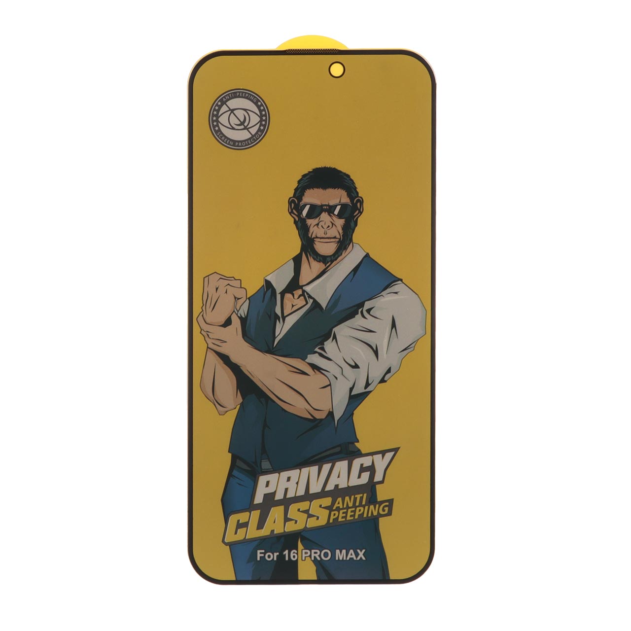 محافظ صفحه نمایش شیشه ای فول کاور مدل Privacy Anti Peeping مناسب برای آیفون 16 پرو مکس