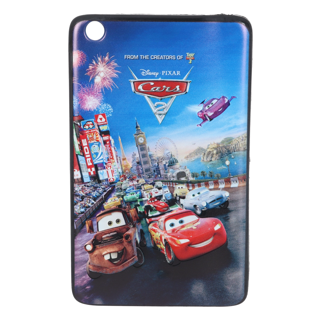 قاب ژله‌ای طرح انیمیشن Cars 2 (ماشین‌ها ۲) مناسب برای تبلت لنوو A5500