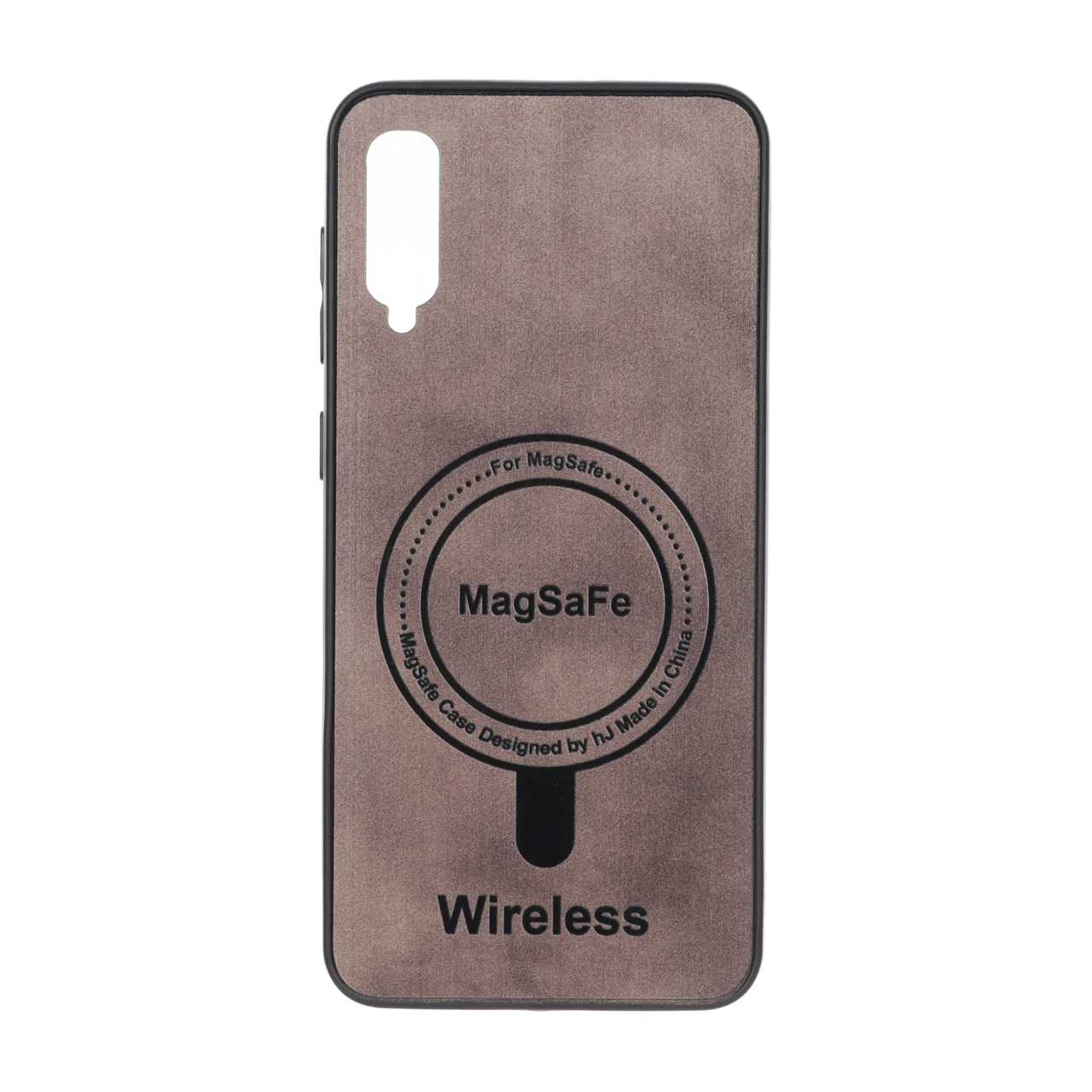قاب طرح مگ سیف وایرلس (Wireless) قهوه ای مناسب برای سامسونگ گلکسی A50 / A50s / A30s