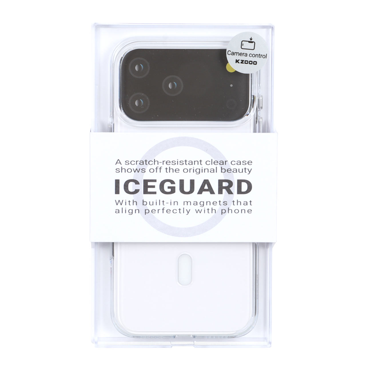 قاب شفاف مگ سیف Original KDoo ICEGUARD مناسب برای آیفون 17 پرو مکس