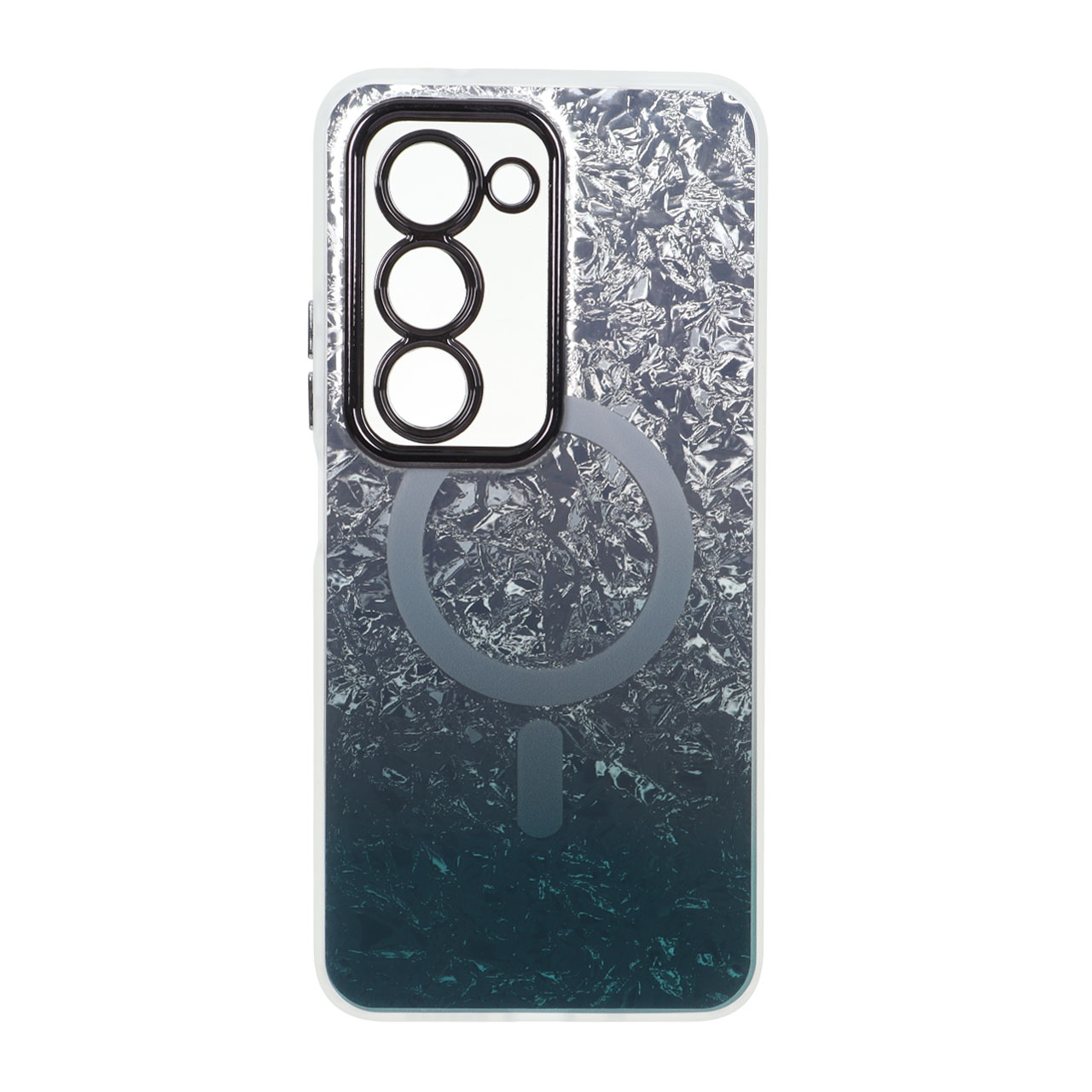قاب ice طرح مگ سیف دور مات لنز شفاف مناسب برای شیائومی ردمی ۱۵ 4G