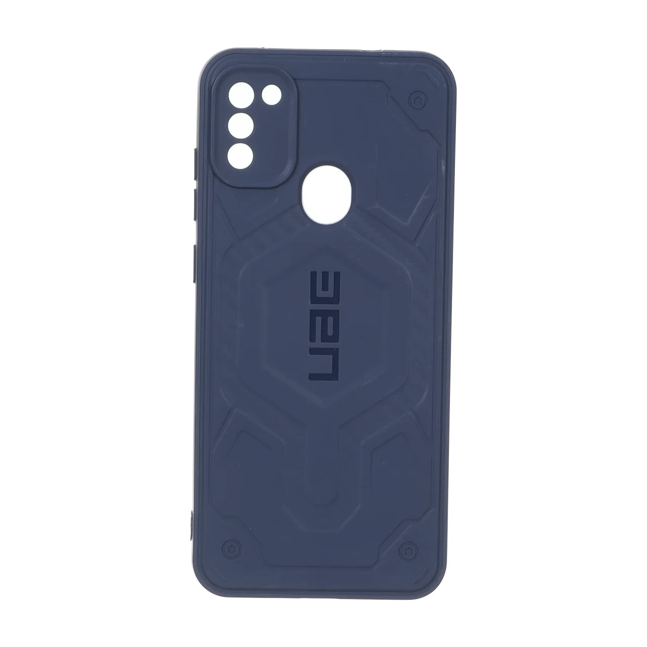 قاب طرح UAG سیلیکونی سرمه‌ای مناسب برای سامسونگ گلکسی A11 و M11