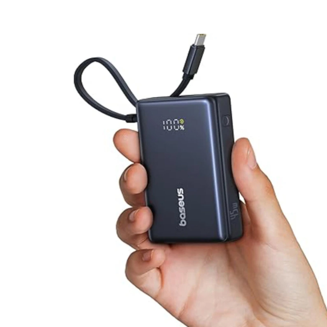 پاوربانک فست شارژ 10000 میلی آمپر ساعت بیسوس مدل PicoGO PPPG-1W45C 45W مشکی