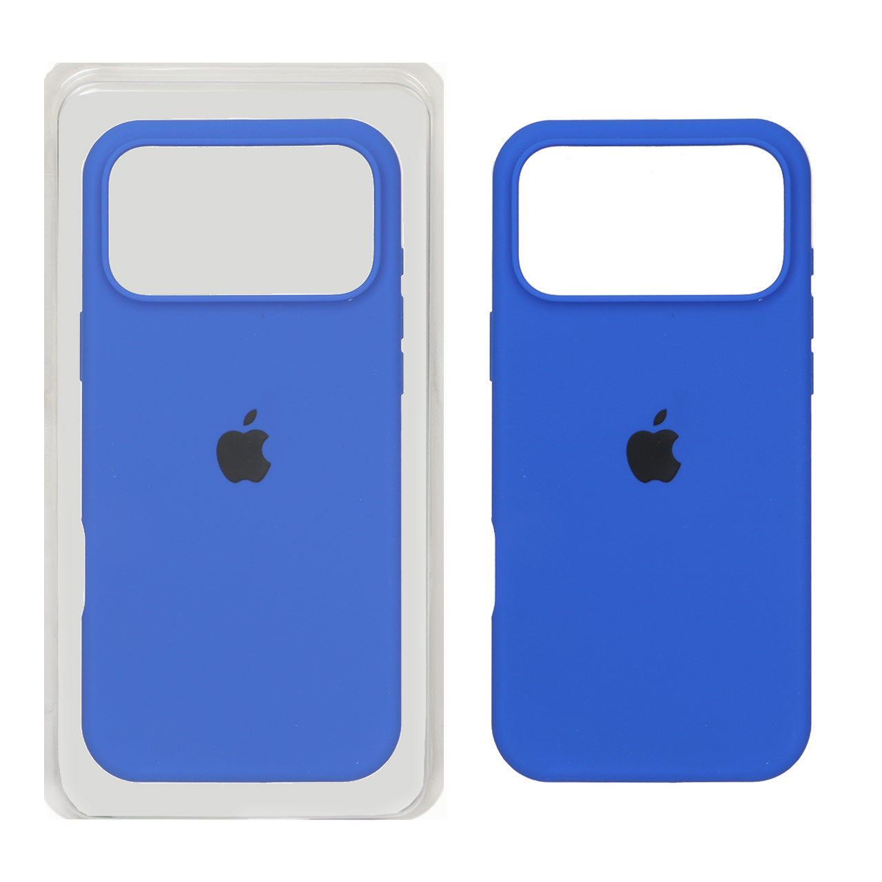 قاب سیلیکونی اورجینال Apple iPhone 17 Pro Max - آبی کاربنی