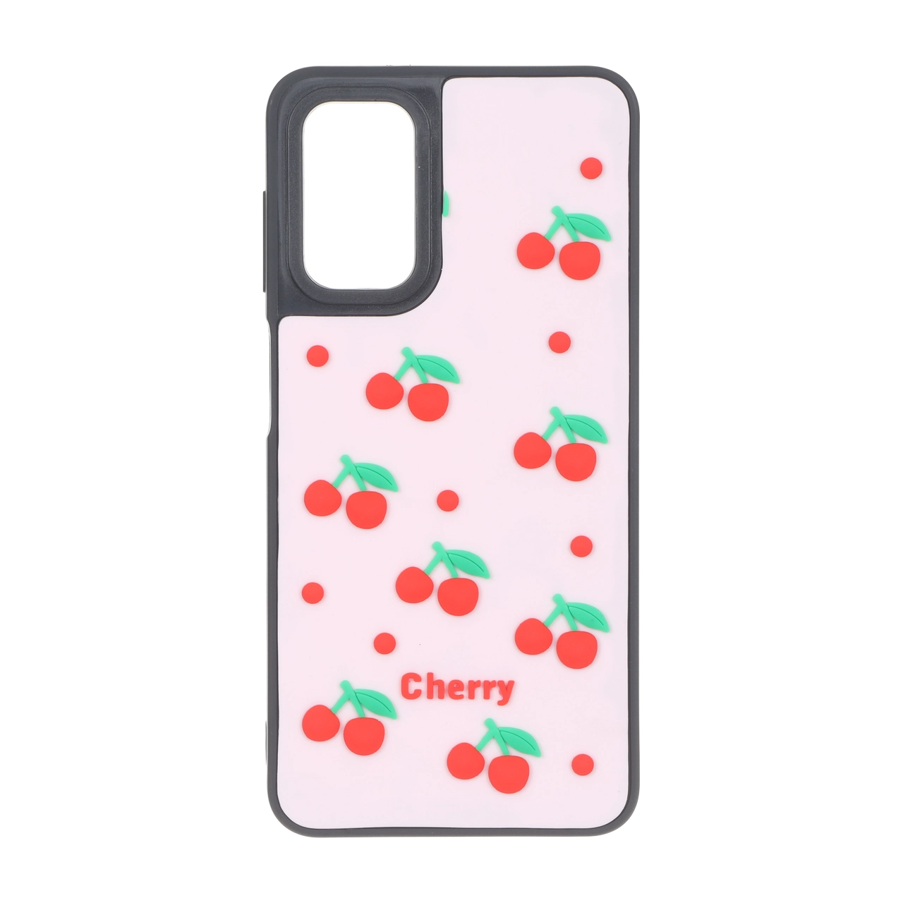 قاب طرح برجسته فانتزی بلک لنز Cherry مناسب برای سامسونگ گلکسی A13 4G، A13 5G، A04s، M13 4G، M23، F13