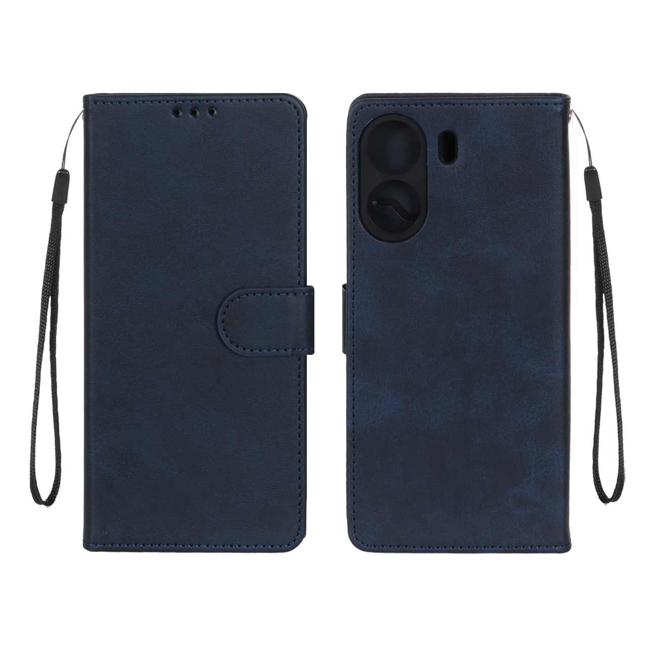 کیف موبایل مگنتی MNC طرح چرم مناسب برای Xiaomi Redmi 13C و Poco C65