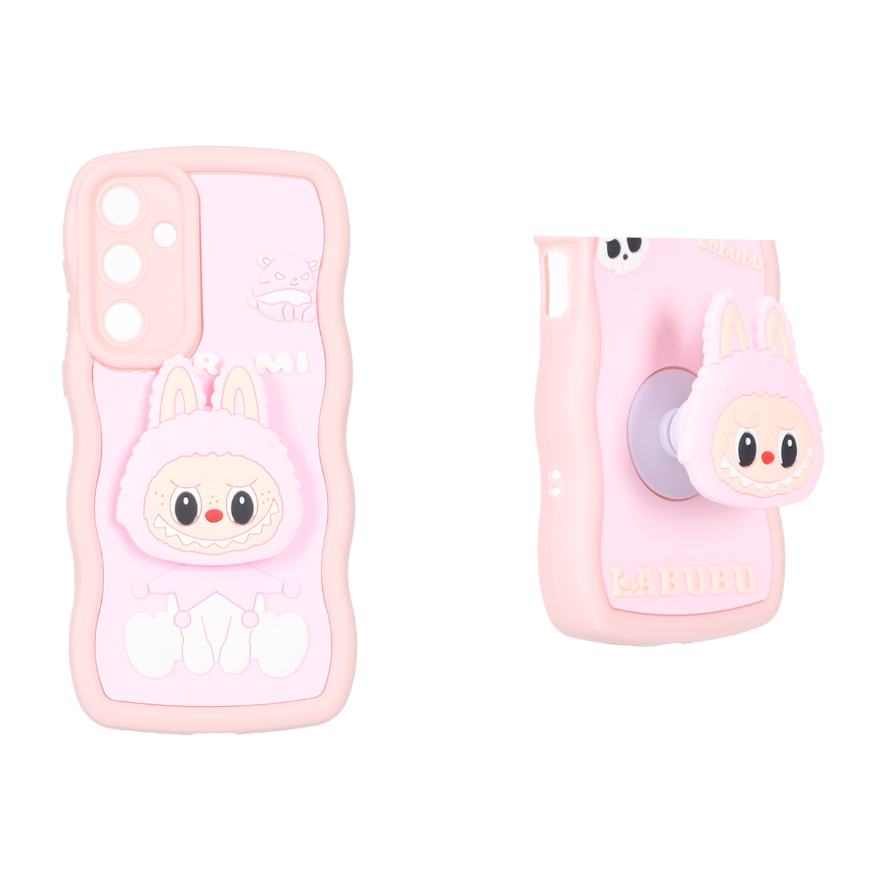 قاب کنگره ای پاپ سوکت عروسکی برجسته Samsung Galaxy A35 - طرح 122