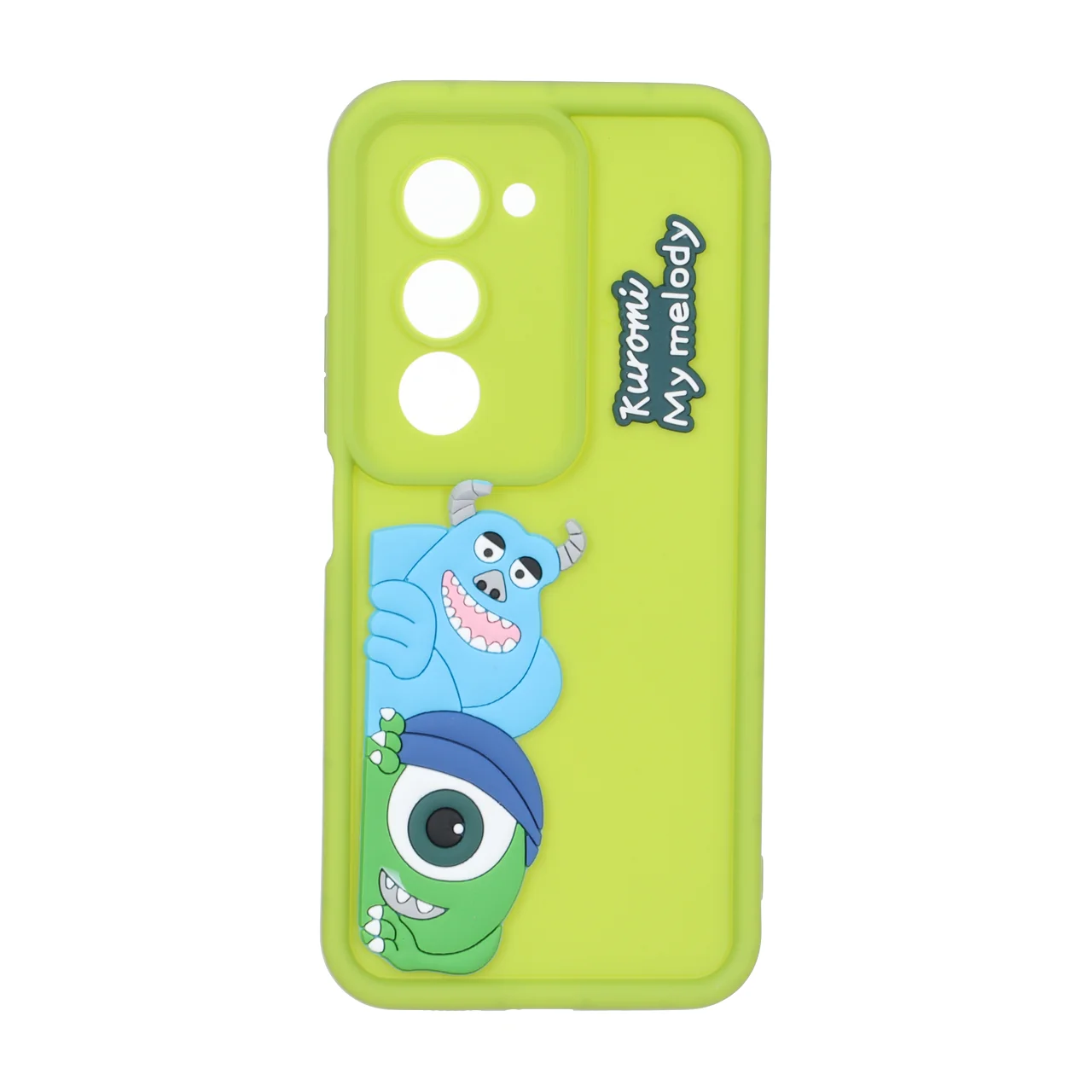 قاب طرح کارتونی برجسته Sulley و Mike محافظ لنزدار مناسب برای شیائومی ردمی ۱۵ 4G