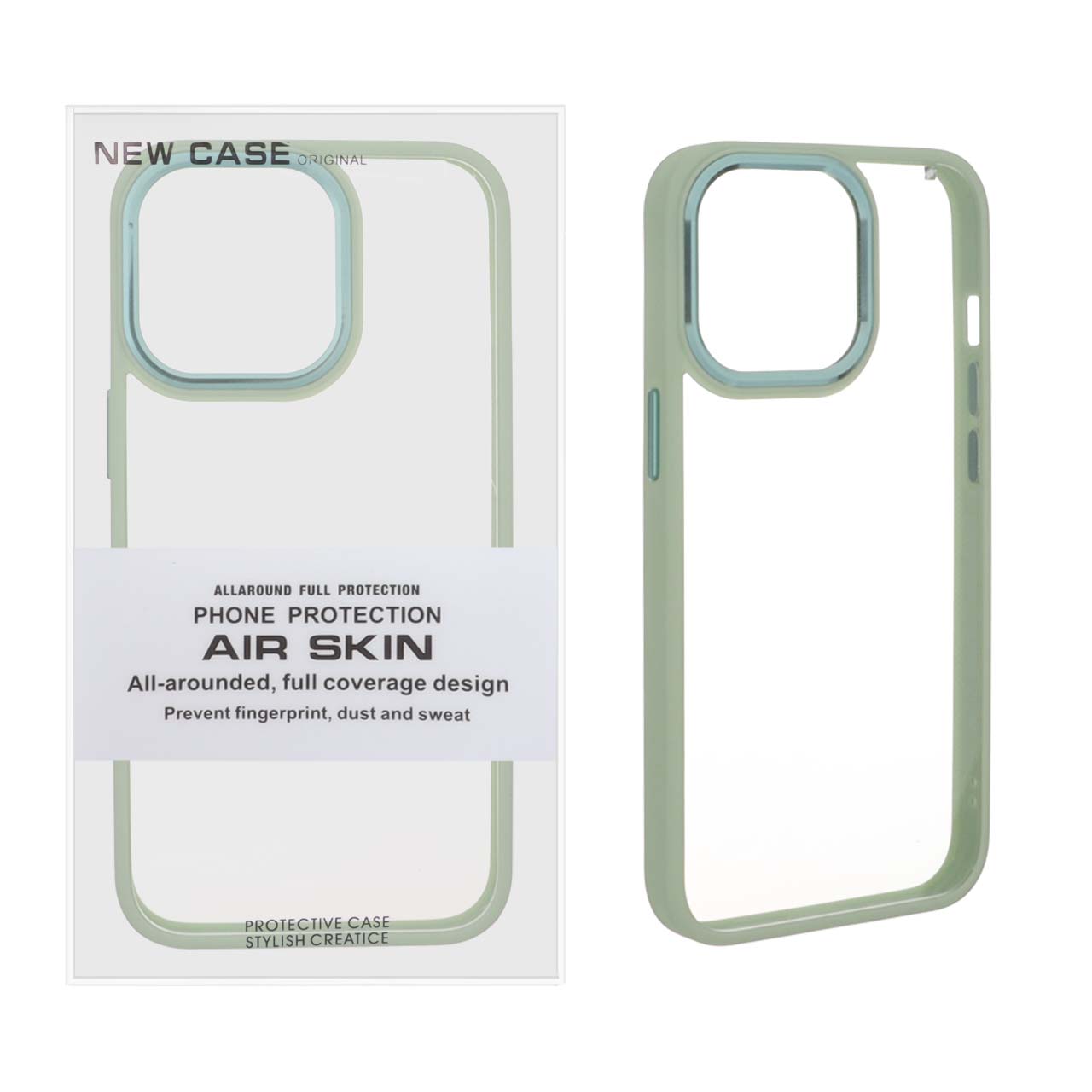 قاب طرح Air Skin اورجینال سبز روشن مناسب برای آیفون 13 پرو