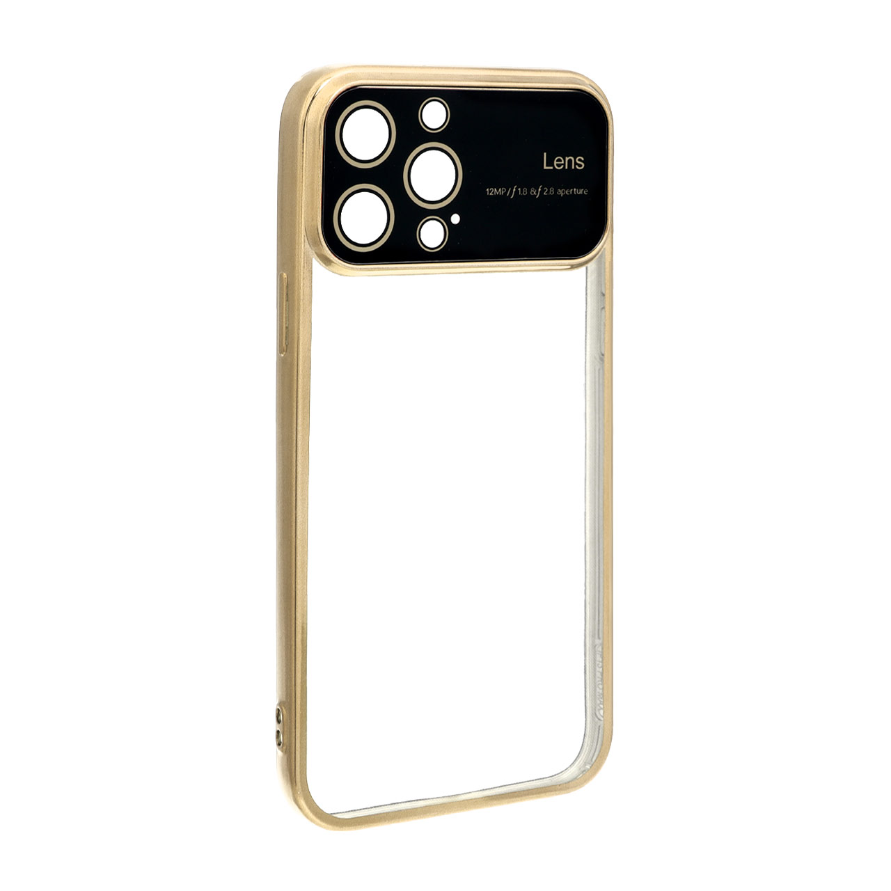 قاب دور رنگی محافظ لنز شیشه‌ای طلایی مناسب برای آیفون 13 پرو مکس