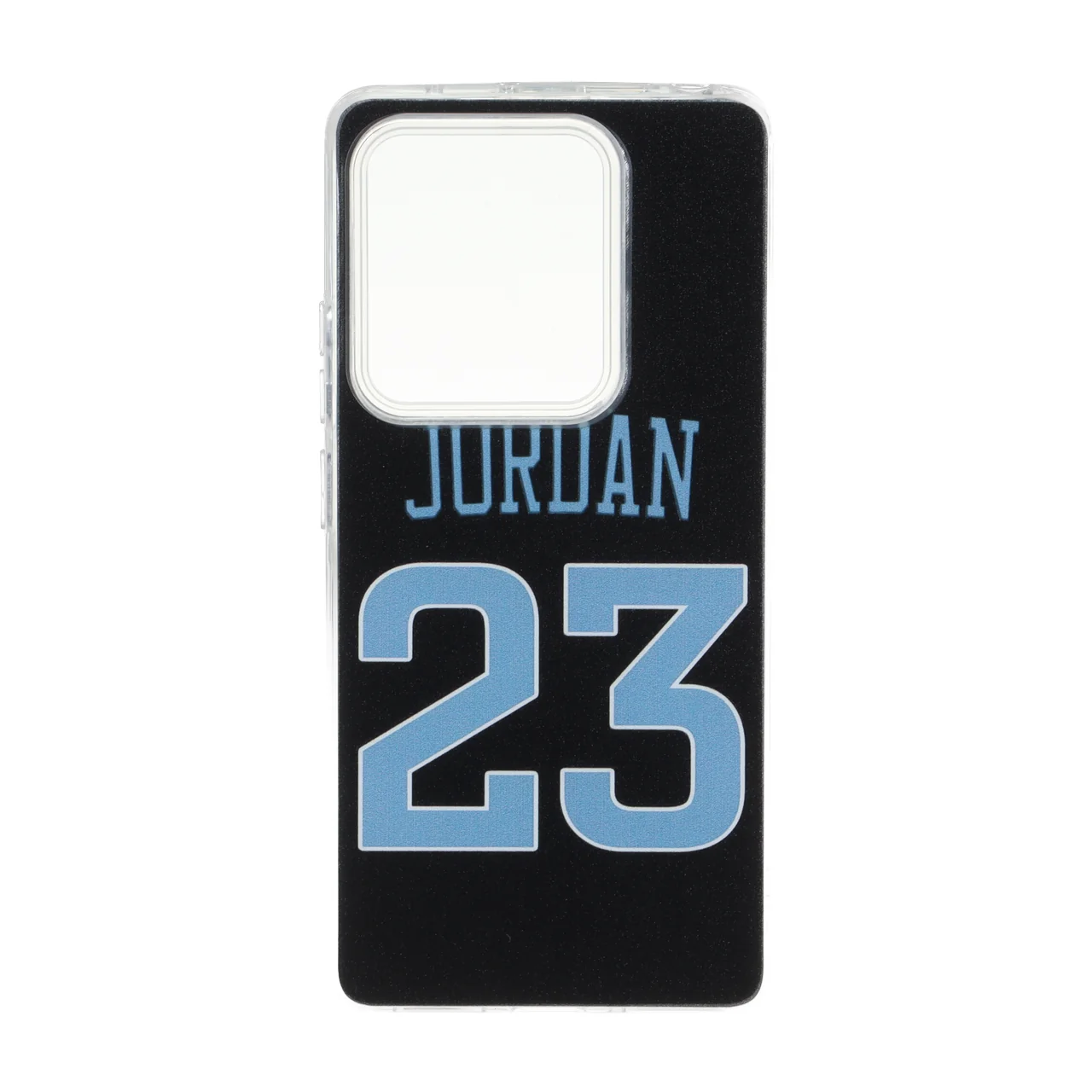 قاب طرح Jordan 23 مشکی داخل اطلسی دور ژله ای مناسب برای شیائومی ردمی نوت 14 اس، ردمی نوت 13 پرو 4 جی و پوکو ام 6 پرو 4 جی
