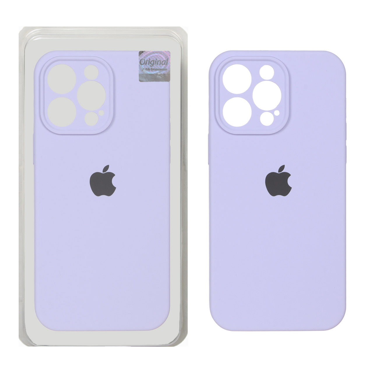 قاب سیلیکونی پاک کنی اورجینال Master Quality مدل Apple iPhone 14 Pro Max - یاسی (پک دار)