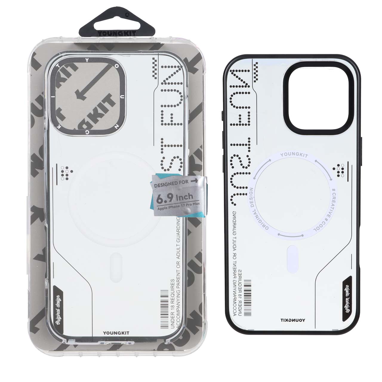 قاب طرح اورجینال YoungKit Magsafe مناسب برای آیفون 16 پرو مکس