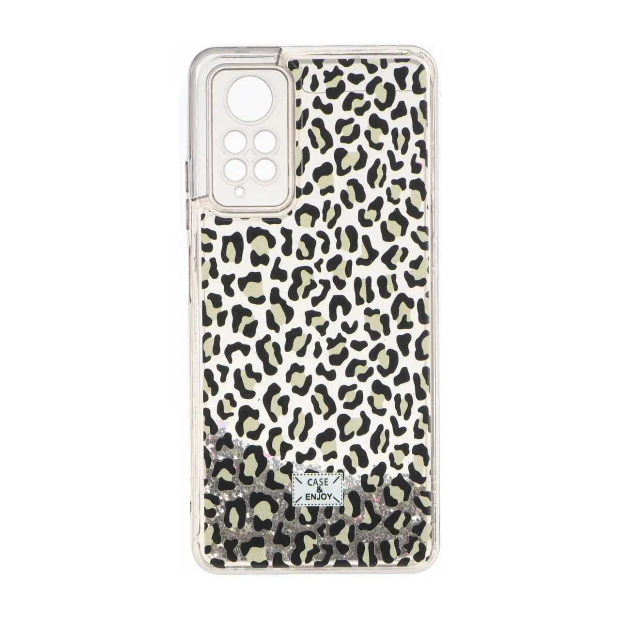 قاب آکواریومی اکلیلی طرح دار دور ژله ای Xiaomi Redmi Note 12 Pro 4G / Redmi Note 11 Pro - کد 243