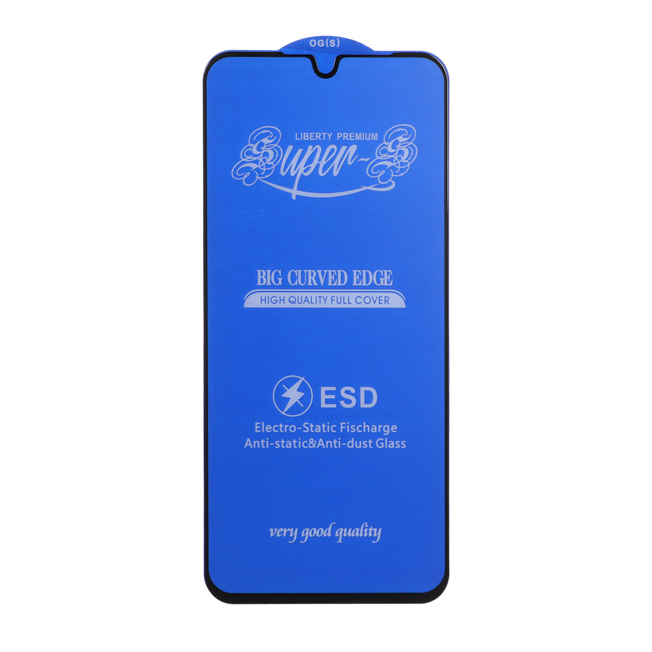 محافظ صفحه نمایش شیشه ای آنتی استاتیک مات فول کاور Super S-OG مناسب برای سامسونگ گلکسی A17 / A16 / A26