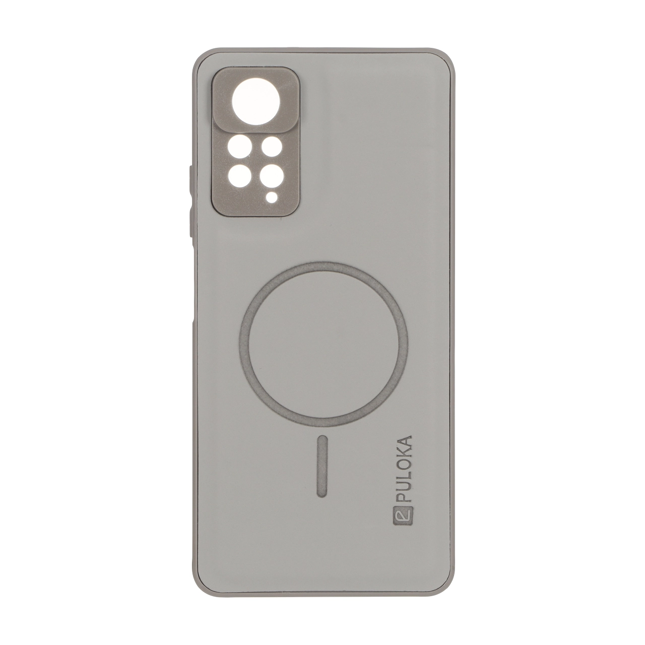 قاب Puloka جیر طرح مگ سیف Slim محافظ لنزدار Xiaomi Redmi Note 12 Pro 4G / Redmi Note 11 Pro - طوسی