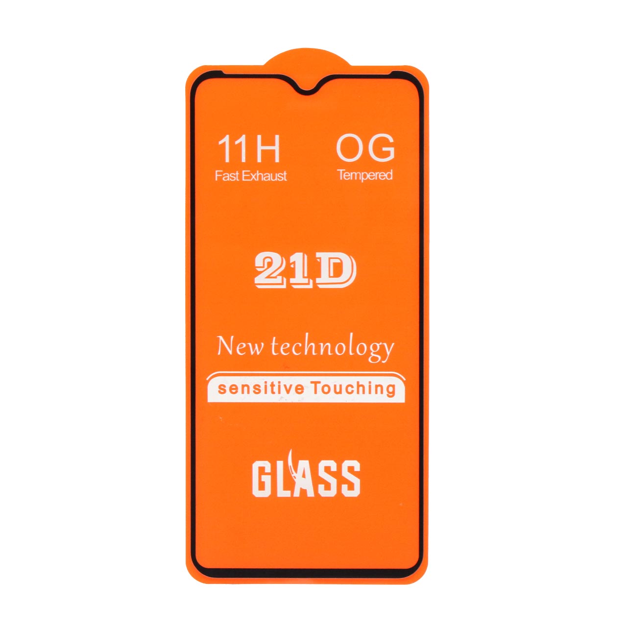 محافظ صفحه نمایش شیشه ای 21D فول کاور مشکی مناسب برای سامسونگ A10/A10S/M10/M20/M01S