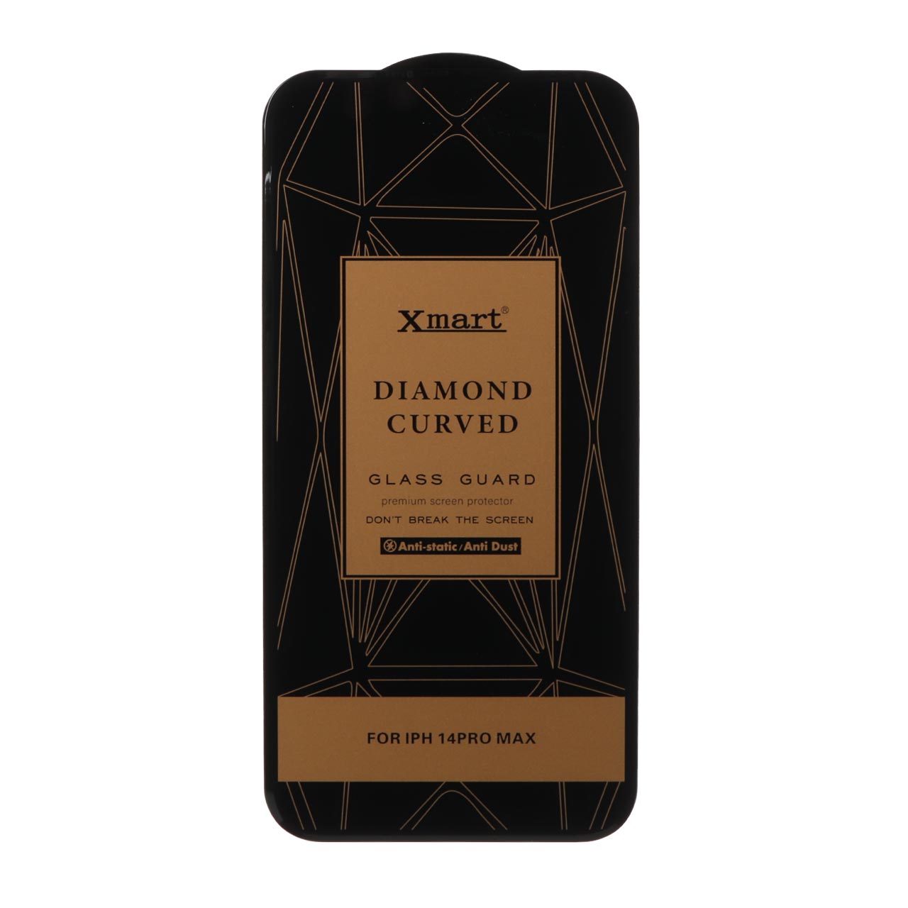 محافظ صفحه نمایش شیشه‌ای اورجینال XMART مدل Diamond Curved ESD Anti Static مناسب برای آیفون 14 پرو مکس