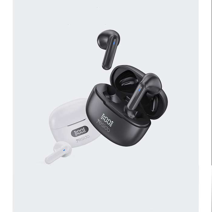 ایرفون بی‌سیم Yesido TWS19 مشکی با قابلیت حذف نویز ENC
