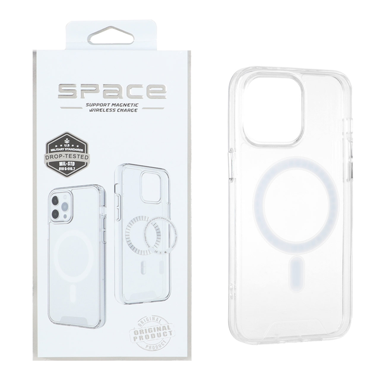 قاب اورجینال Space شفاف Magsafe مدل Apple iPhone 15 Pro Max