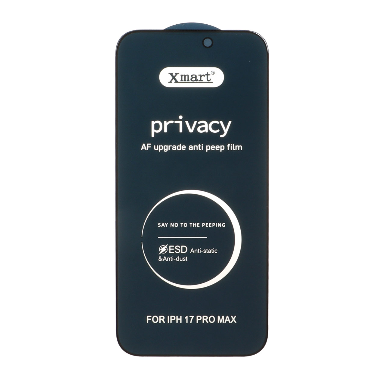 محافظ صفحه نمایش شیشه ای Full Cover Privacy XMART - ESD مدل Apple iPhone 17 Pro Max (بدون پک)