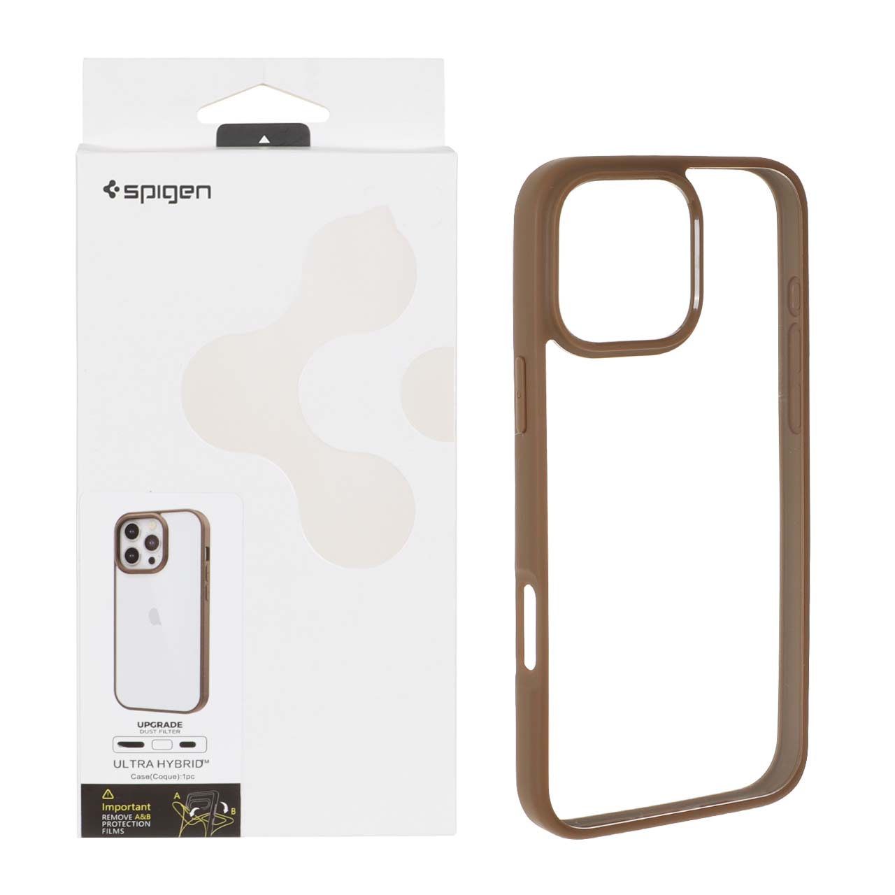 قاب اورجینال Spigen Ultra Hybrid با توری اسپیکر فلزی مناسب برای آیفون 16 پرو مکس