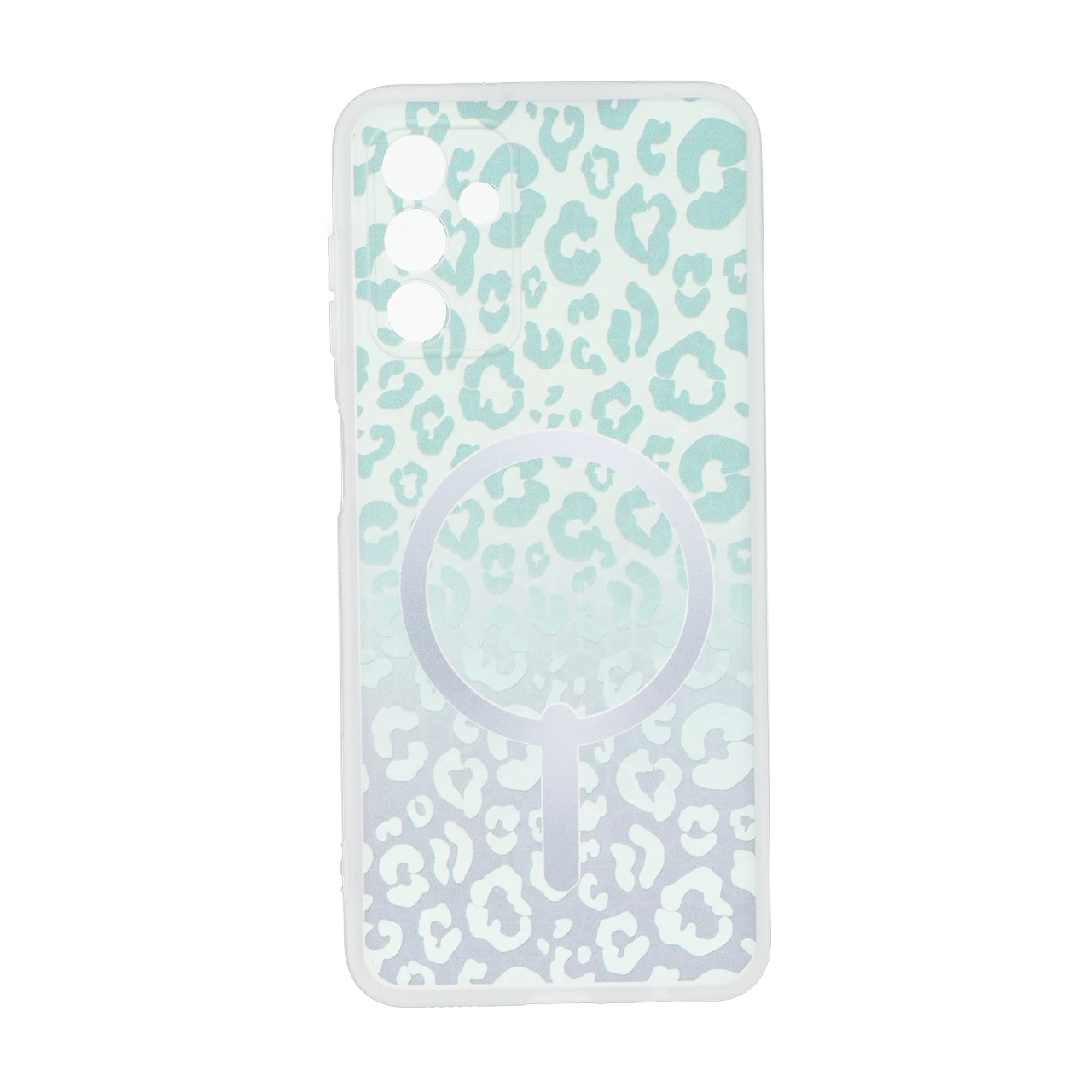 قاب ژله ای طرح پلنگی مگ سیف دور مات محافظ لنزدار مناسب برای Samsung Galaxy A13 5G / A04s / M13 4G / M23 / F13
