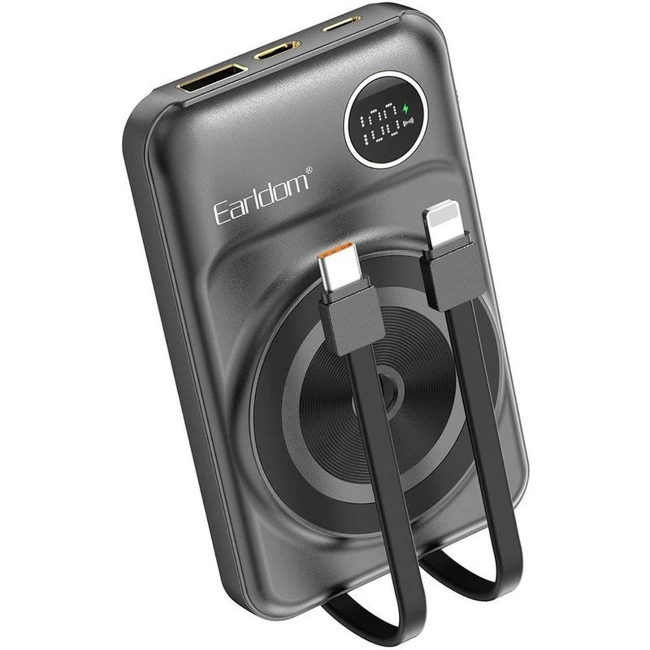 پاوربانک Earldom ET-PD28 با ظرفیت 10000mAh، فست شارژ 22.5W و شارژ بی‌سیم