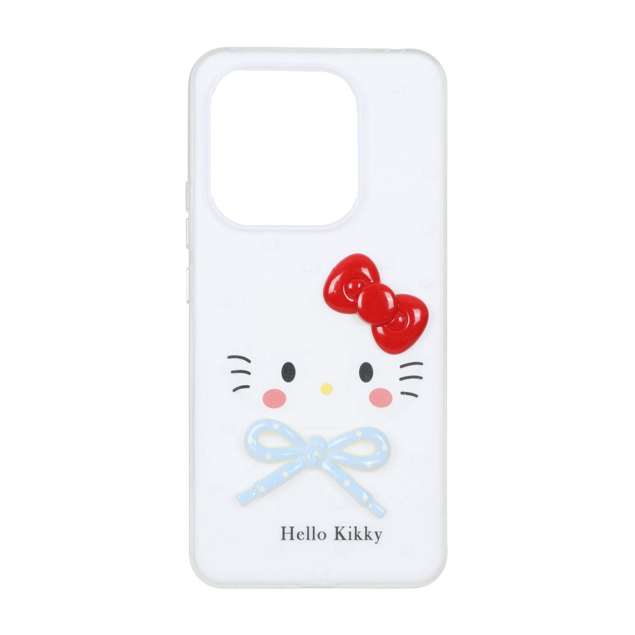 قاب دو لایه مات طرح Kitty پاپیون برجسته مناسب برای شیائومی ردمی نوت 14 فورجی