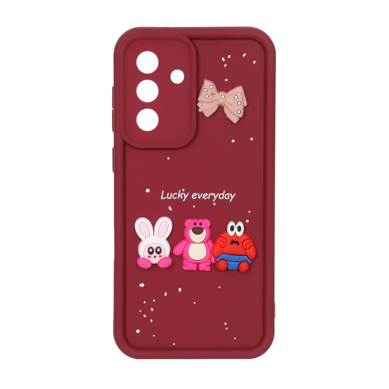 قاب طرح عروسک برجسته Lucky everyday مناسب برای سامسونگ گلکسی A56 / A36