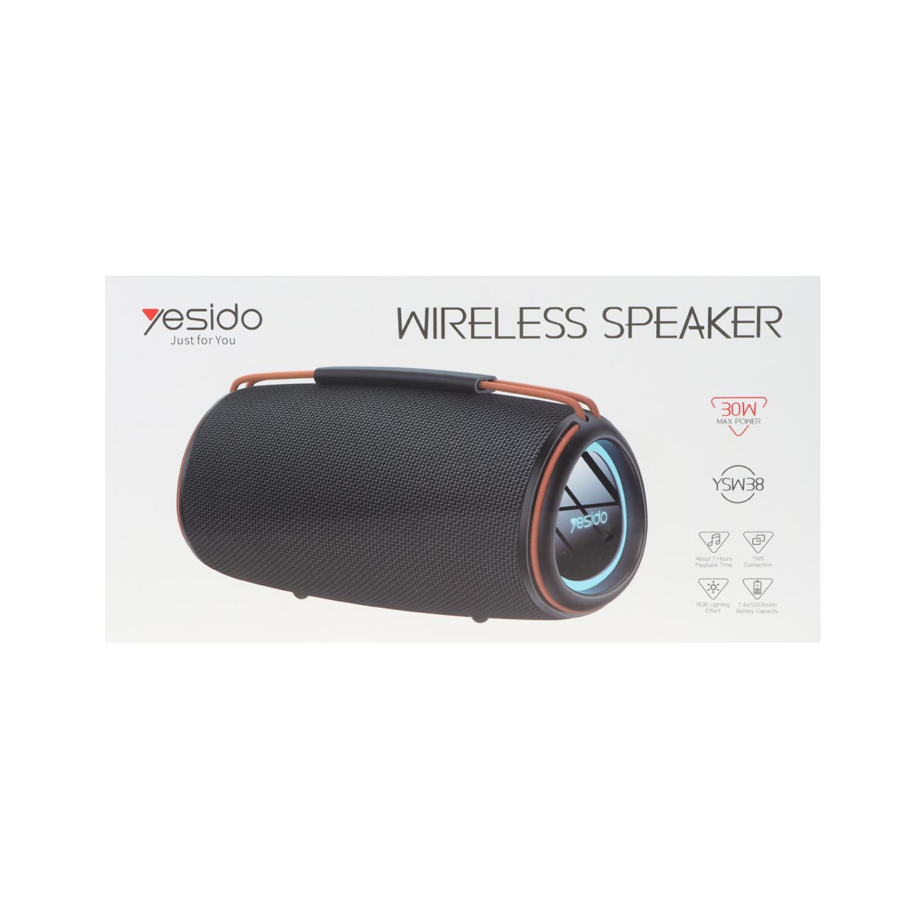 اسپیکر بلوتوثی 30 وات یسیدو مدل YSW38 رنگ مشکی