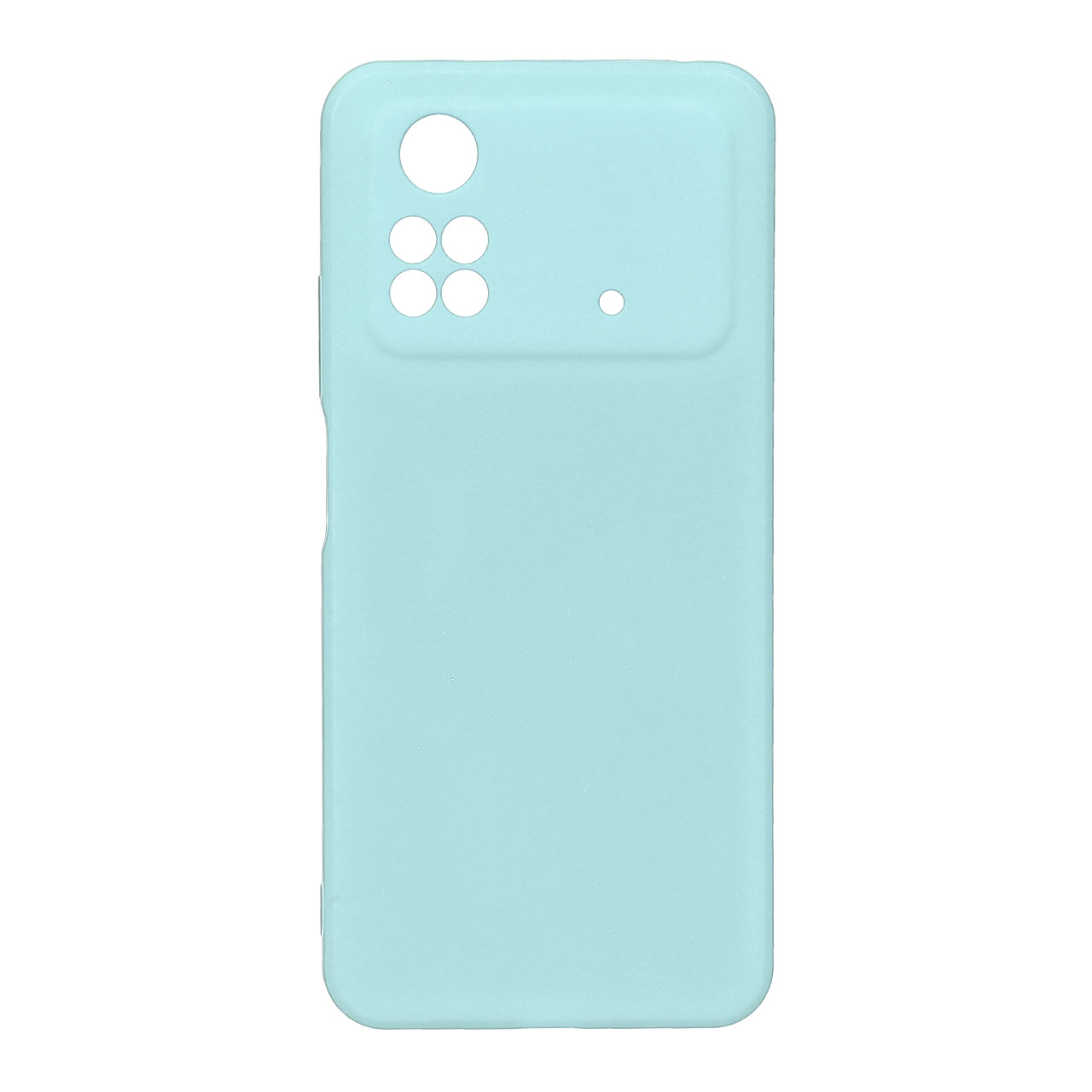 قاب TPU داخل مخمل درجه یک سبز آبی مناسب برای شیائومی پوکو ام 4 پرو 4G