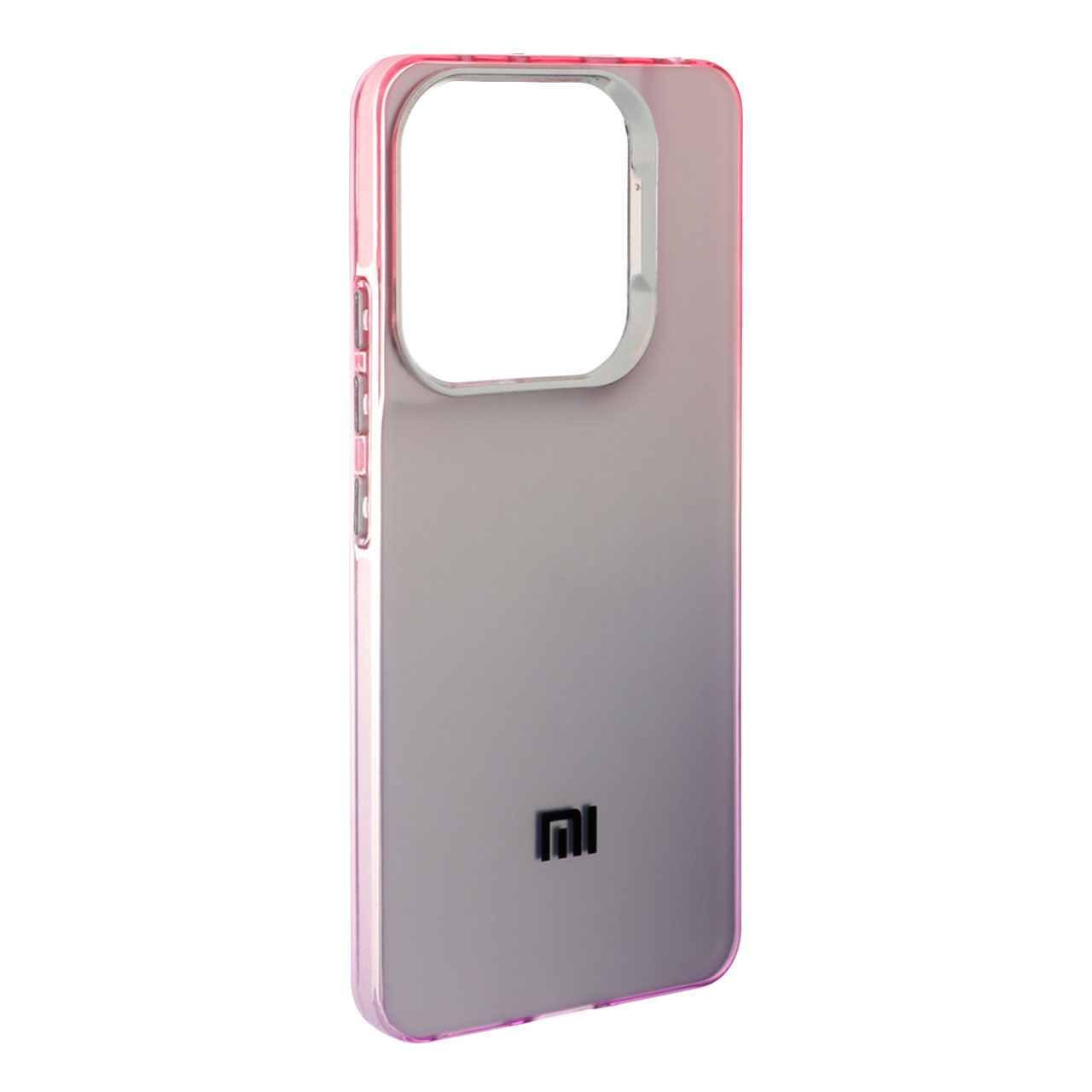 قاب SO COOL لنز متال لوگودار دور رنگی Xiaomi Redmi Note 14 4G - صورتی بنفش