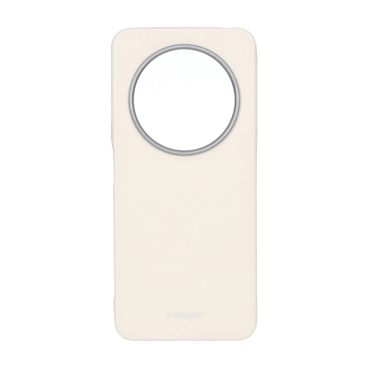 قاب طرح Texture لوگودار Spigen کرم مناسب برای شیائومی ردمی 14C، ردمی A4 و پوکو C75