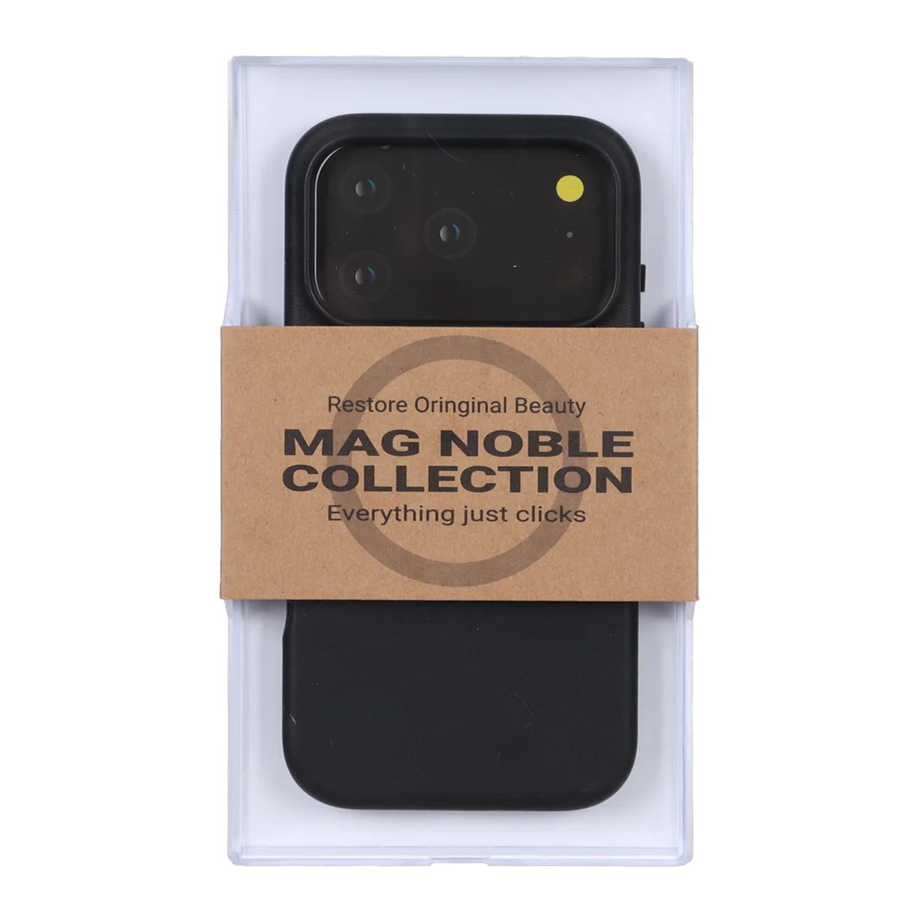قاب مگ سیف KDoo MAG Noble مشکی مناسب برای آیفون ۱۷ پرو