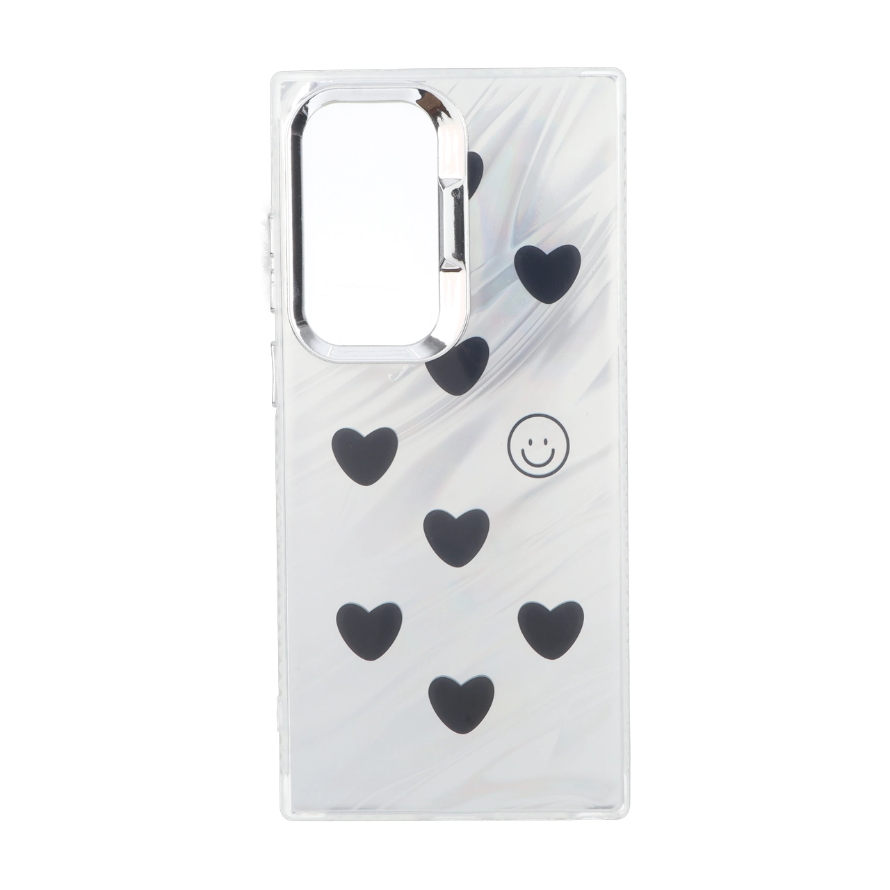 قاب Pucker هفت رنگ دور ژله ای مات لنز کروم Samsung Galaxy S23 Ultra - طرح 91