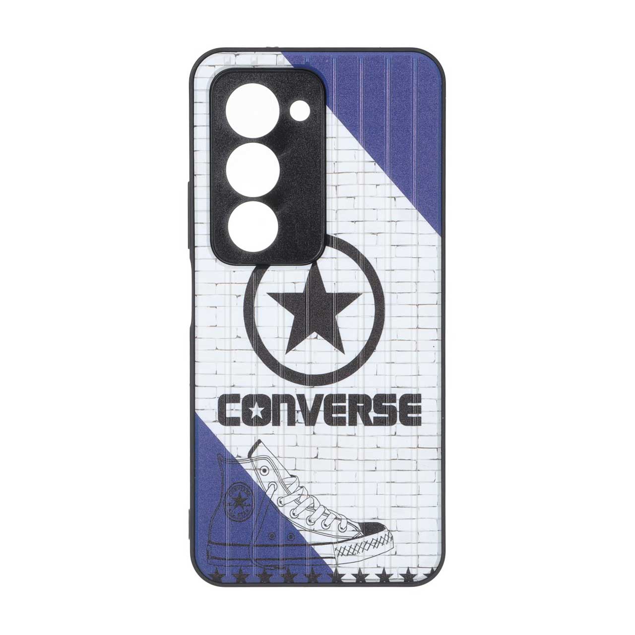 قاب طرح کانورس (Converse) محافظ لنز برجسته مناسب برای شیائومی ردمی ۱۵ 4G