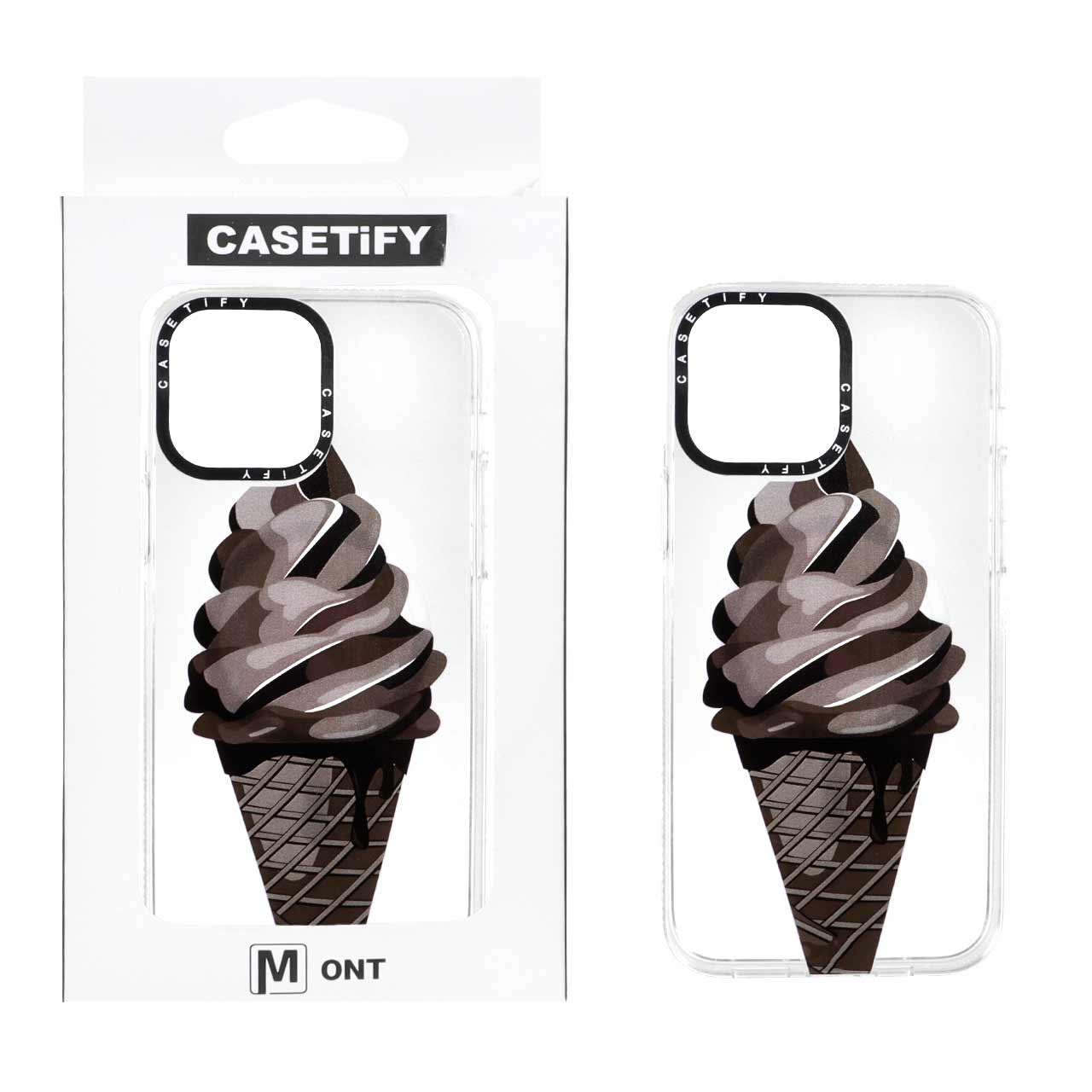 قاب طرح بستنی قیفی Casetify شفاف مگ‌سیف مناسب برای آیفون 13 پرو مکس