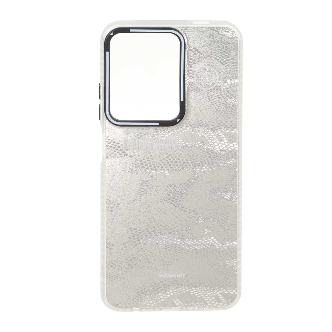 قاب Youngkit طرح بارکد پوست ماری دور مات مناسب برای شیائومی ردمی A5 و پوکو C71